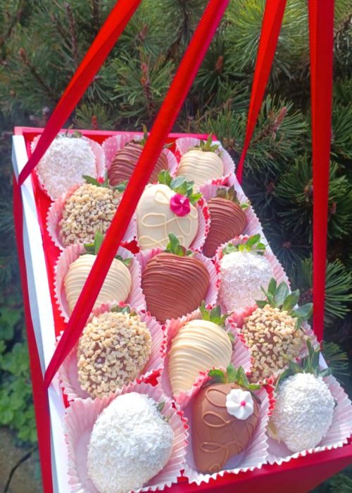 Präsentschachtel mit Band