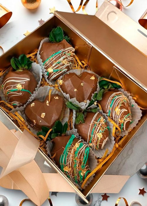 Erdbeeren im "Dubai-Style"